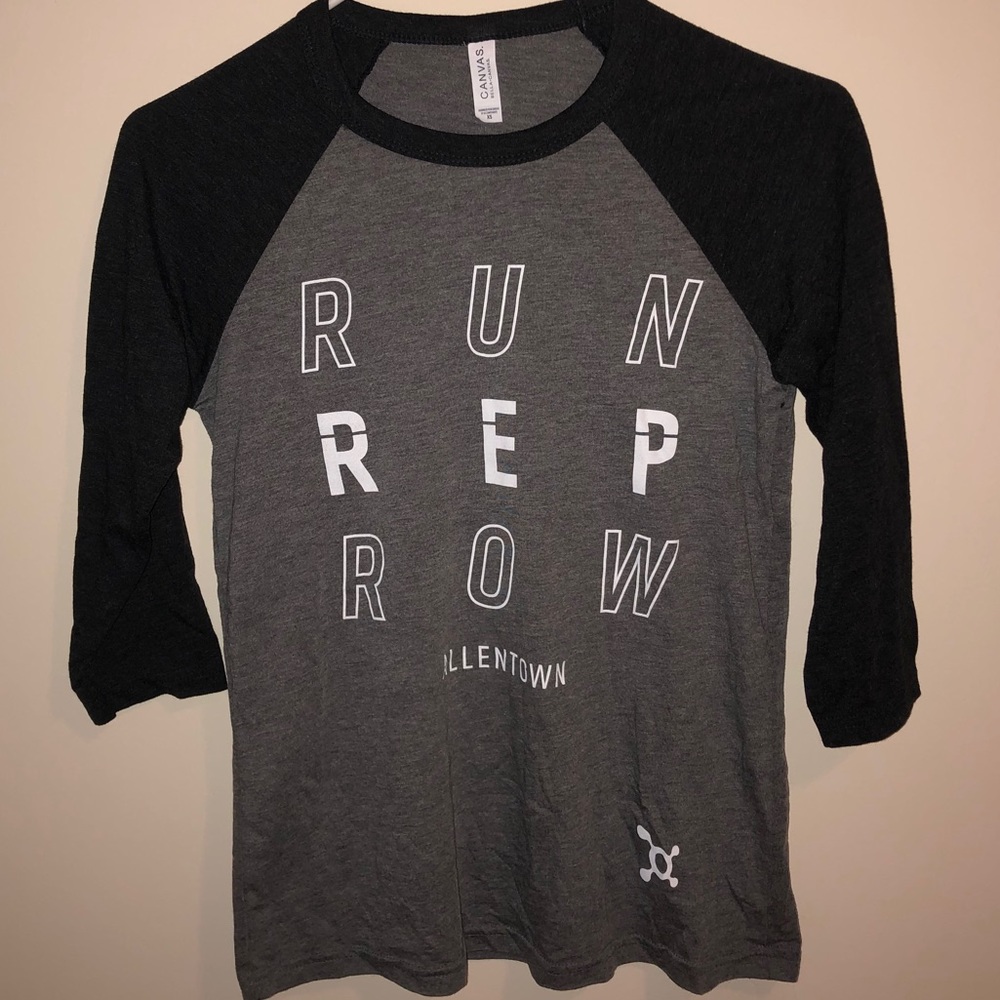 RUN 🏃🏽‍♀️ REP 🏋🏽‍♀️ROW🚣🏽‍♀️ tshirt